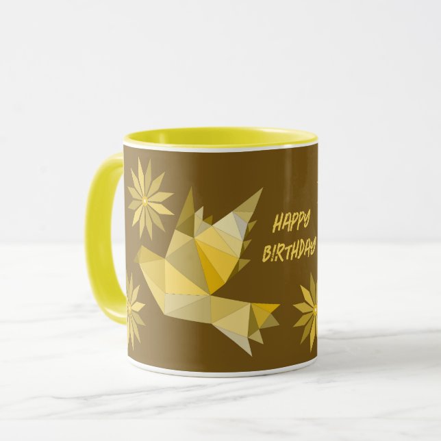TAZA DE PÁJARO CREATIVA PARA REGALO (Anverso izquierdo)