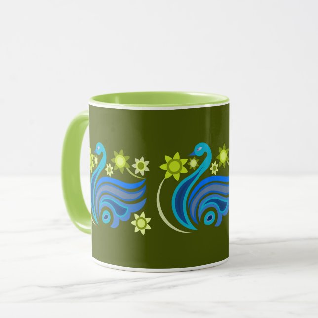 TAZA DE PÁJARO CREATIVA PARA REGALO (Anverso izquierdo)