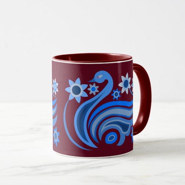 TAZA DE PÁJARO CREATIVA PARA REGALO (Anverso derecho)