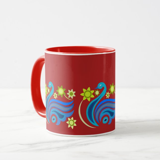 TAZA DE PÁJARO CREATIVA PARA REGALO (Anverso izquierdo)