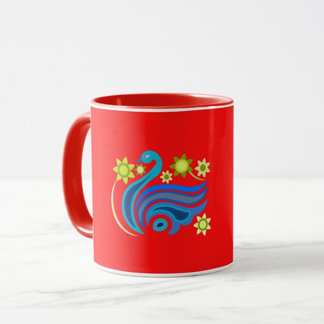 TAZA DE PÁJARO CREATIVA PARA REGALO (Anverso izquierdo)