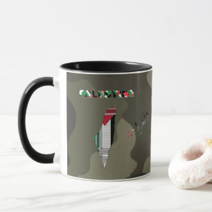 Taza de Palestina - Regalo de Taza con Bufanda Pal