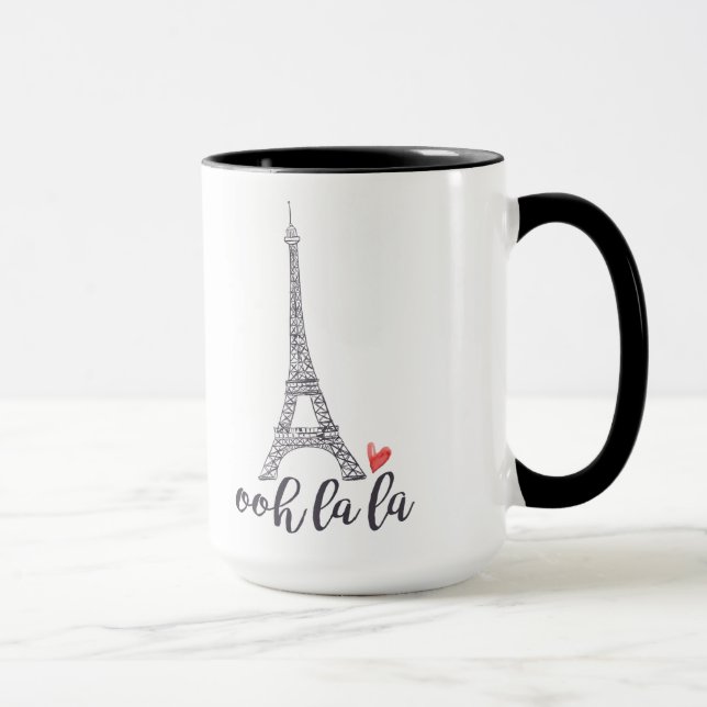 Taza de París del la del la de Ooh (Derecha)