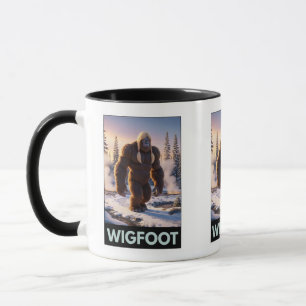 Taza de parodia divertida de Bigfoot