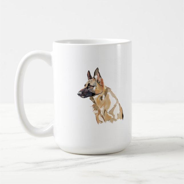 Taza de pastor alemán - Taza de café para mamá de  (Izquierda)