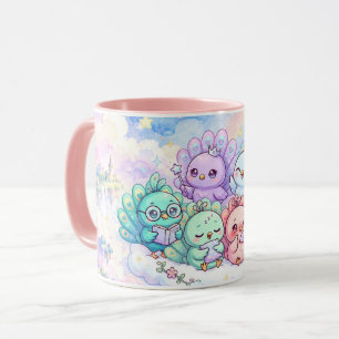 Taza de Pavos Reales Coloridos Lindos