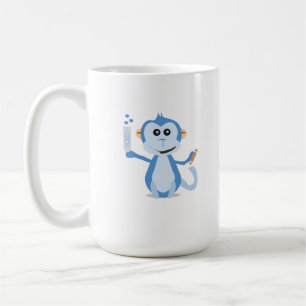 Taza de PeerJ con el mono