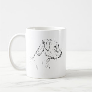 Taza de perro Boxer – Taza de café de perro de tin