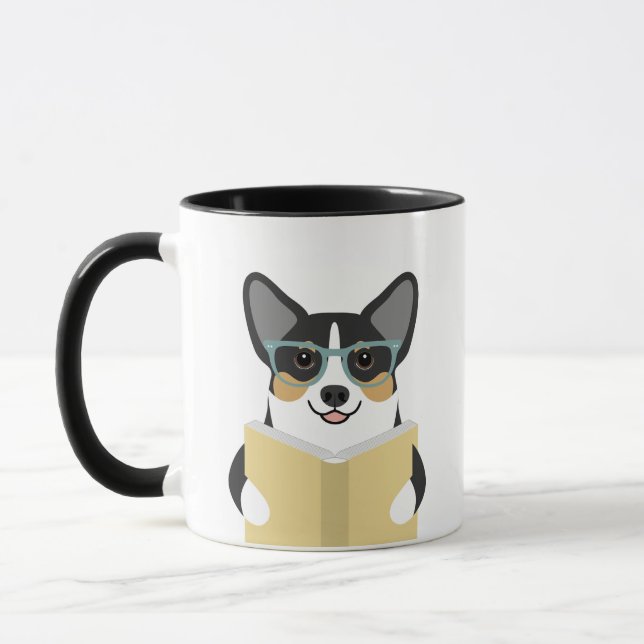 Taza de perro Corgi (Izquierda)