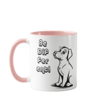 Taza de perro inteligente Be Different: mascota mi