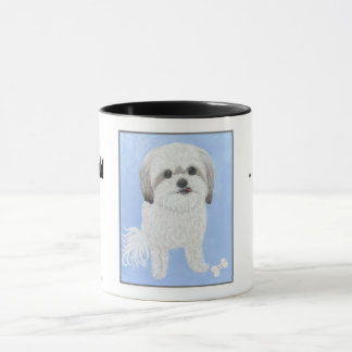 Taza de perro Malshi dulce