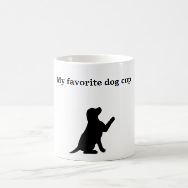 taza de perro mascota (Centro)