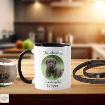 Taza de perro personalizada con foto