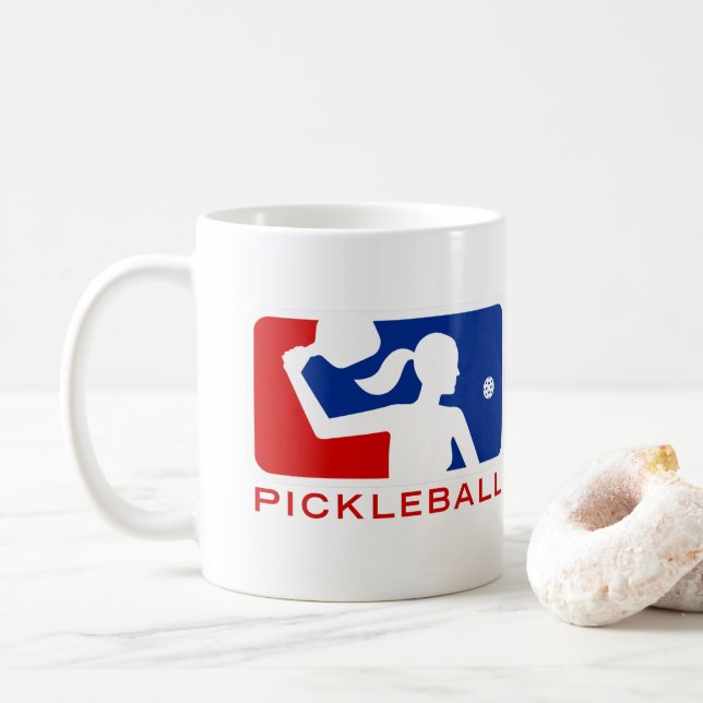 Taza de Pickleball: Mujeres de la primera división (Con donut)