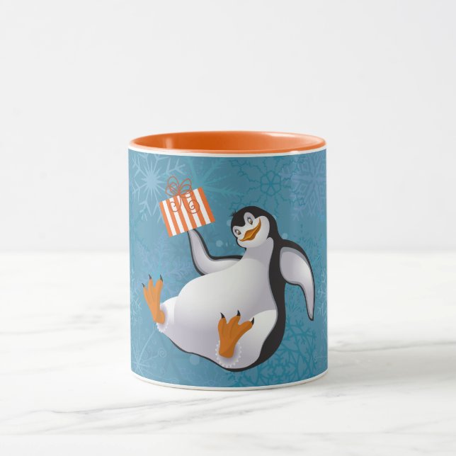 Taza de Pingüinos Divertidos (Centro)