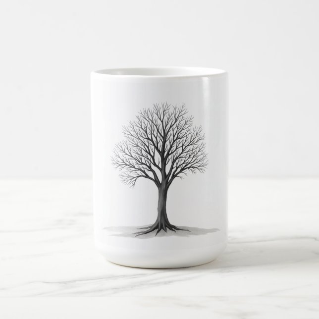 taza de pintura de madera (Centro)