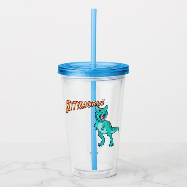 Taza de plástico KITTYSAURUS™ (Anverso)