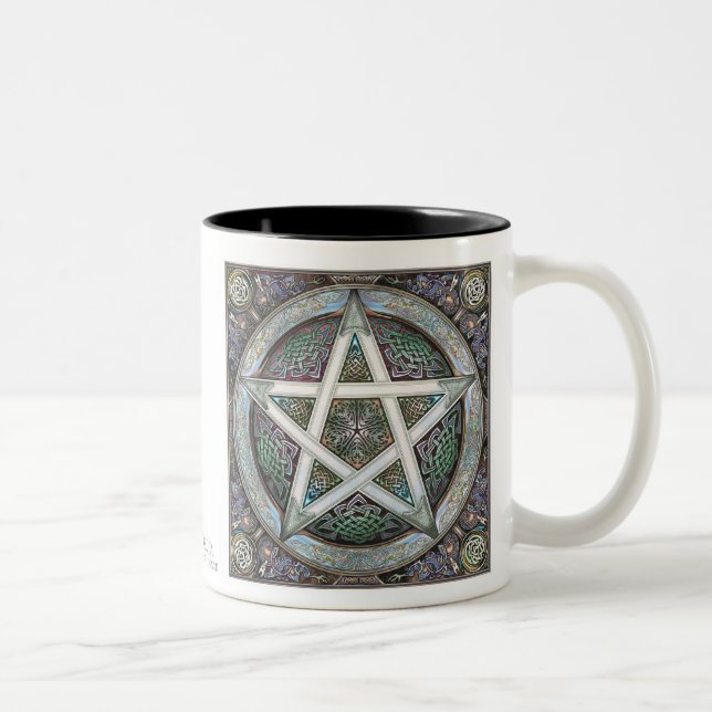 Taza de plata del pentáculo de Knotwork (Derecha)