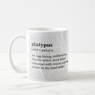 Taza de Platypus Defintion