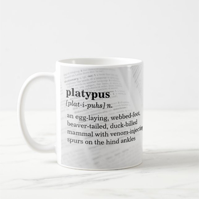 Taza de Platypus Defintion (Izquierda)