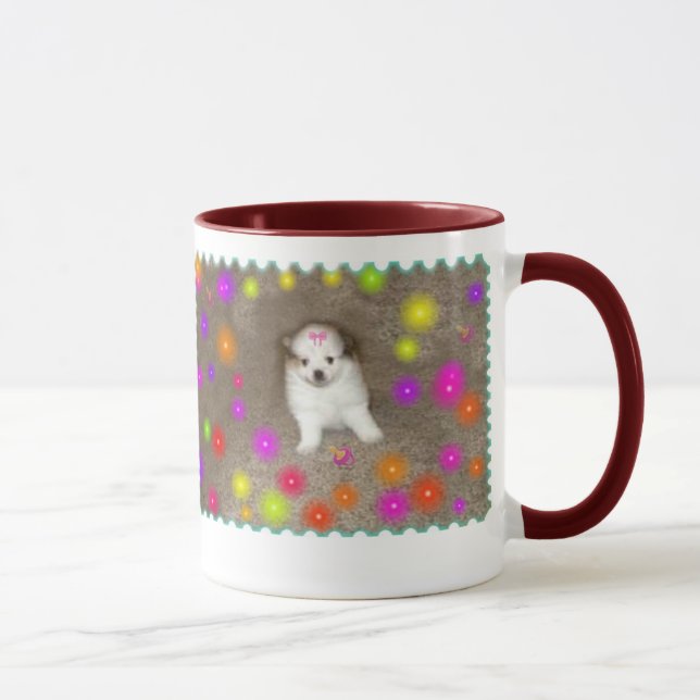 Taza de Pomeranian del bebé (Derecha)