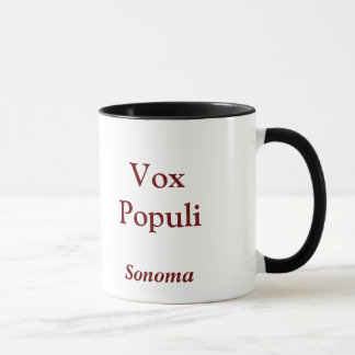 Taza de Populi Sonoma de la voz