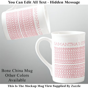 TAZA DE PORCELANA