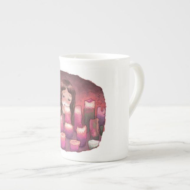 TAZA DE PORCELANA さ く に な じ (Derecha)