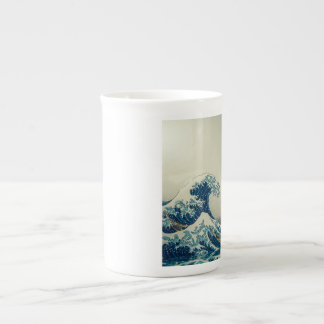 TAZA DE PORCELANA 荒波と鶴