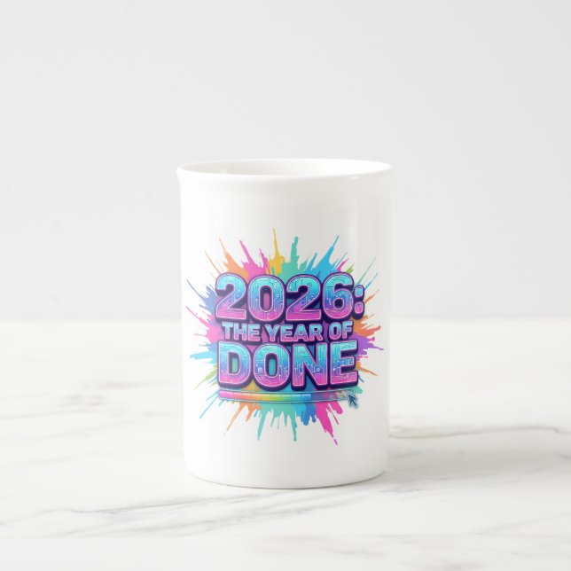 Taza De Porcelana 2026 Loading... Progress Bar Sticker (Frente)