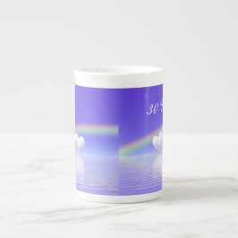 Taza De Porcelana 30° Aniversario de Pearl Hearts