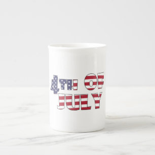 TAZA DE PORCELANA 4 DE JULIO