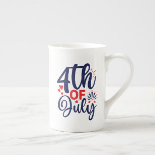 Taza De Porcelana 4 de julio-68826