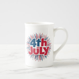 Taza De Porcelana 4 de julio Sublimación-9814