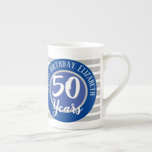 Taza De Porcelana 50 años Día conmemorativo de la muerte en China (Derecha)