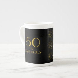Taza De Porcelana 50 y el fabuloso estilo Art Deco