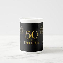 Taza De Porcelana 50 y el magnífico estilo Art Deco