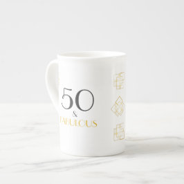 Taza De Porcelana 50 y un fabuloso regalo de estilo Art Deco