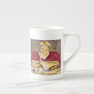 Taza De Porcelana A Woman Writing a Letter