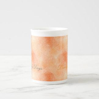 Taza De Porcelana Abstract Rosa (Naranja) Mugs