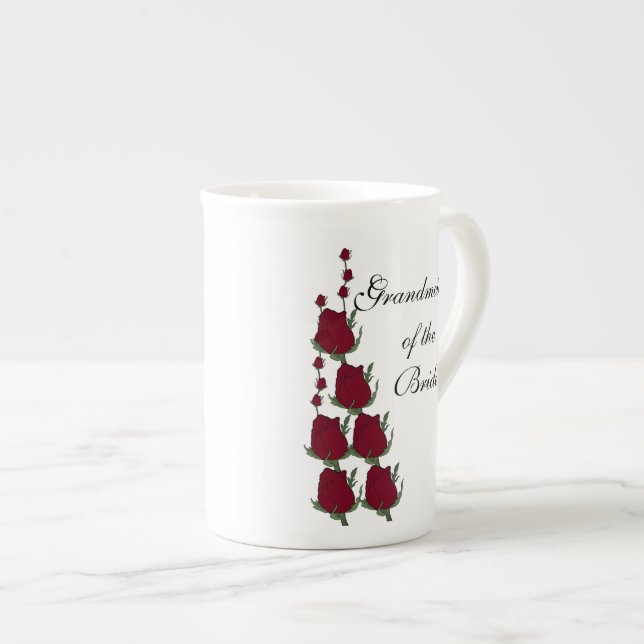 Taza De Porcelana Abuela de la novia China Mug (Derecha)