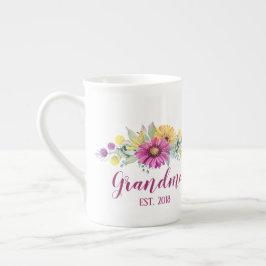 Taza De Porcelana Abuela personalizable, Mamaw, Grams, etc...