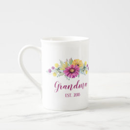 Taza De Porcelana Abuela personalizable, Mamaw, Grams, etc...
