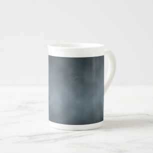 Taza De Porcelana Acero Gris Gótico Ombre Fondo de arte