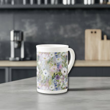 Acuarela Floral de Prado Suave