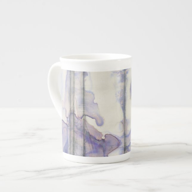 Taza De Porcelana Acuarela Violet Free Expression (Izquierda)
