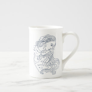 Taza De Porcelana Acuario