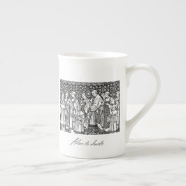 Taza De Porcelana Adoro te Devote