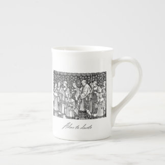 Taza De Porcelana Adoro te Devote