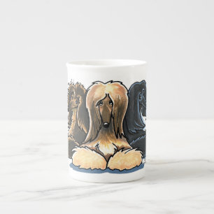 Taza De Porcelana Afganos tres de una clase